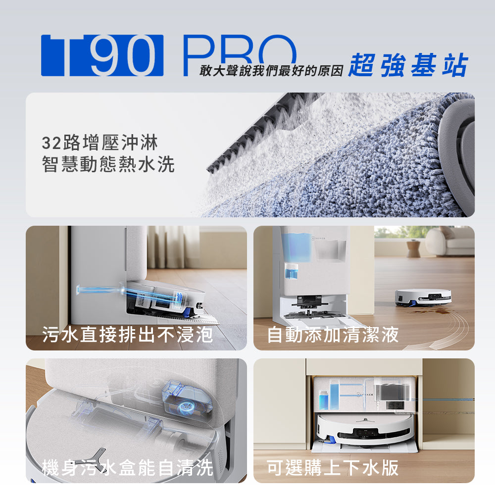 DEEBOT T90 PRO 上下水款